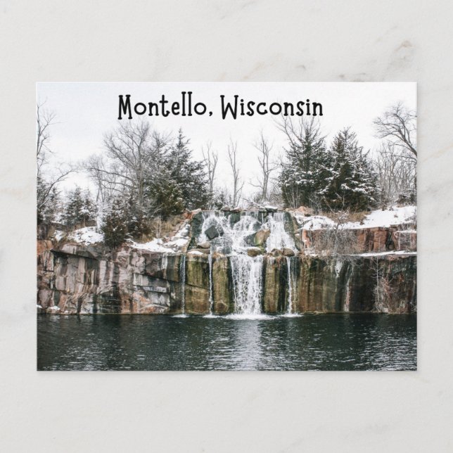 Carte postale Souvenir Montello Wisconsin (Devant)