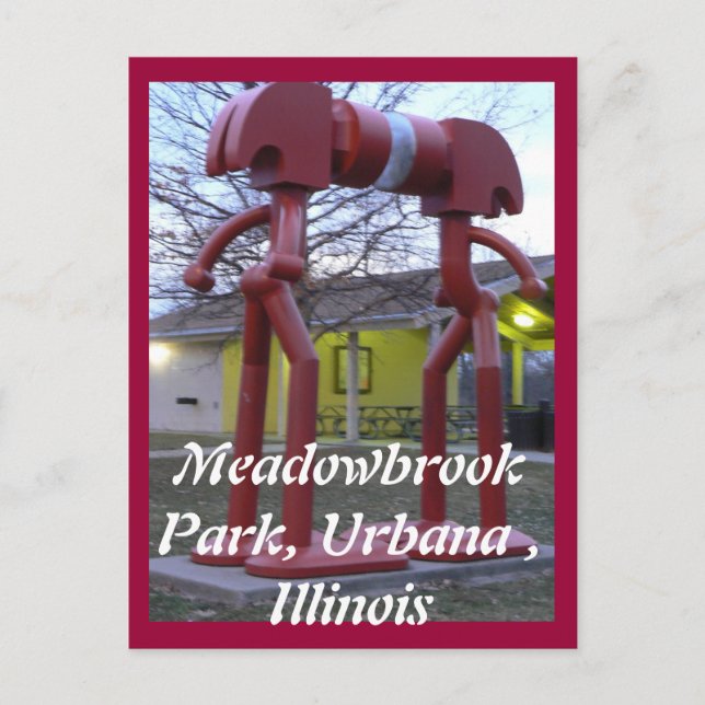 Carte Postale Souvenir ou Urbana IL (Devant)