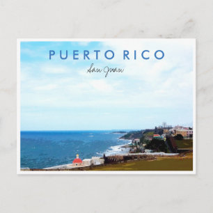 Carte Postale Souvenir photo de voyage de San Juan Porto Rico