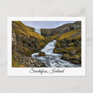 Carte postale souvenir Svodufoss, Islande