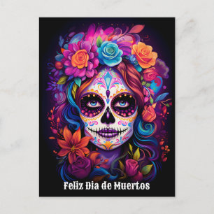 Carte Postale 🌹 Souvenir vibrant : Lady Catrina en fleurs 🌹