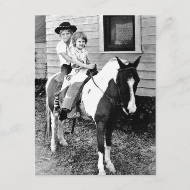 Carte Postale Souvenirs de portraits à cheval (Devant)