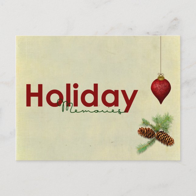 carte postale souvenirs de vacances (Devant)