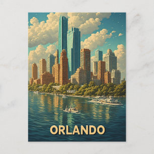 Carte Postale Souvenirs de vacances en famille à Orlando Floride