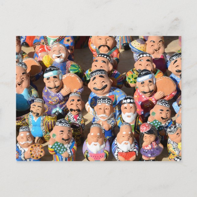Carte Postale Souvenirs en Ouzbékistan (Devant)