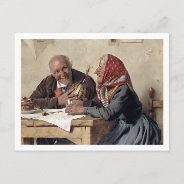 Carte Postale Souvenirs fondus (huile sur toile) (Devant)