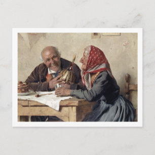 Carte Postale Souvenirs fondus (huile sur toile)