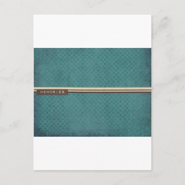 CARTE POSTALE SOUVENIRS GREEN SCRAPBOOK (Devant)