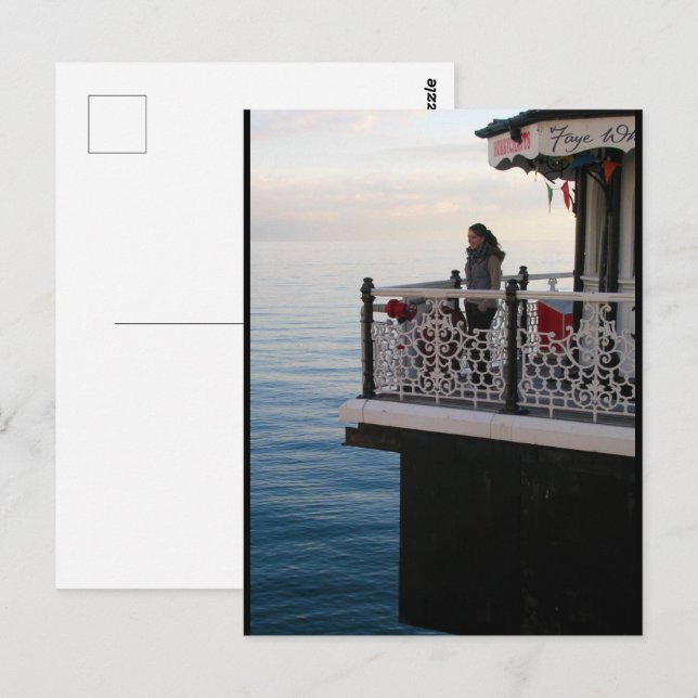 Carte Postale Souvenirs sur la jetée (Devant / Derrière)