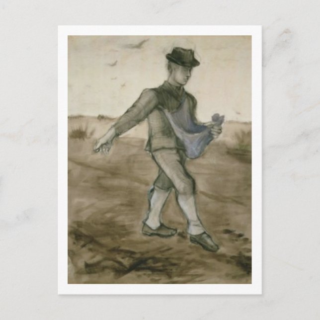 Carte Postale Sower, Vincent van Gogh Fine Art (Devant)