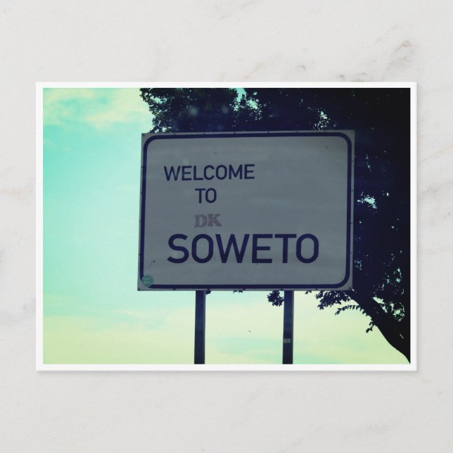 Carte Postale soweto bienvenue durban (Devant)