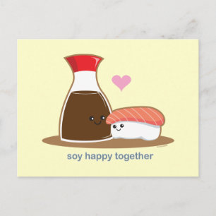 Carte Postale Soy Happy Together