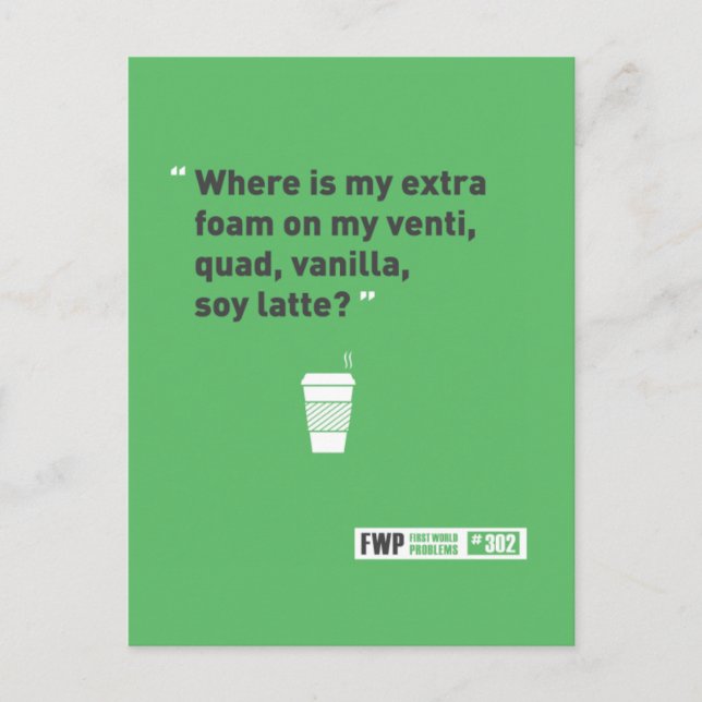 Carte Postale Soy Latté (Devant)