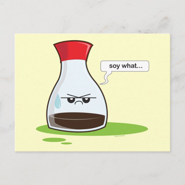 Carte Postale Soy What (Devant)
