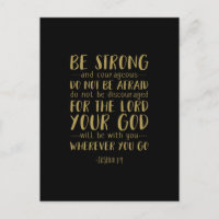 Soyez Fort Et Courageux, Josué 1:9