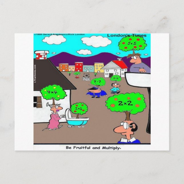 Carte Postale Soyez Fruiteux et Multipliez (Devant)