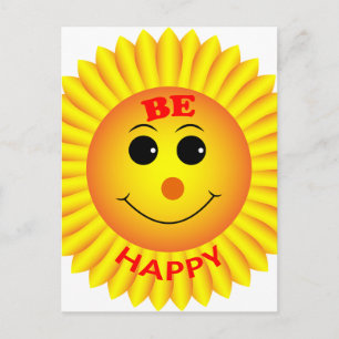 Carte Postale Soyez heureux