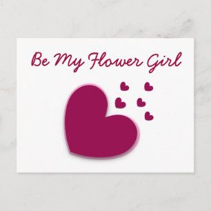 Carte Postale SOYEZ MES COEURS Mariages DE FILLES FLEURIES A05