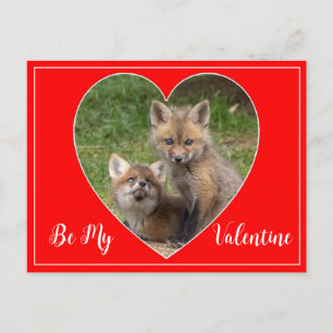 Carte Postale Soyez mes Renards Valentin