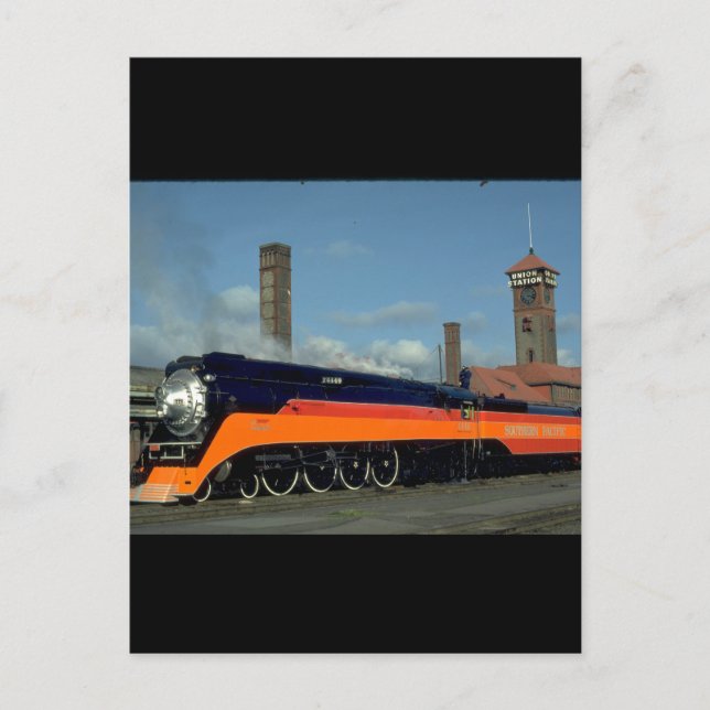 Carte Postale SP 4-8-4 "Daylight" locomotive #4449_Trains (Devant)