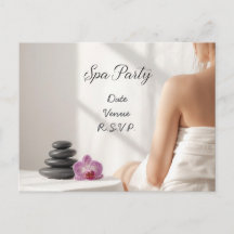 Spa Party Minimal Wellness Design