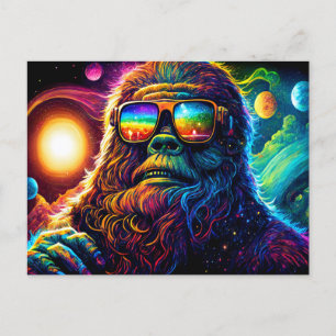 Carte Postale Space Bigfoot : Une virée folle à travers les gala