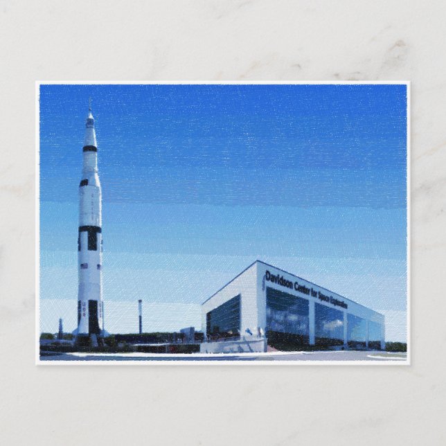 Carte Postale Space & Rocket Centre de Huntsville, Alabama (Devant)