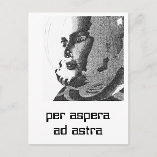 Carte Postale spacegirl
