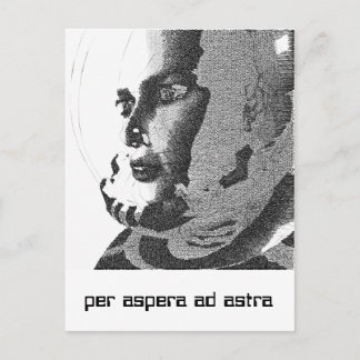 Carte Postale spacegirl