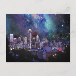 Carte Postale Spacey Seattle
