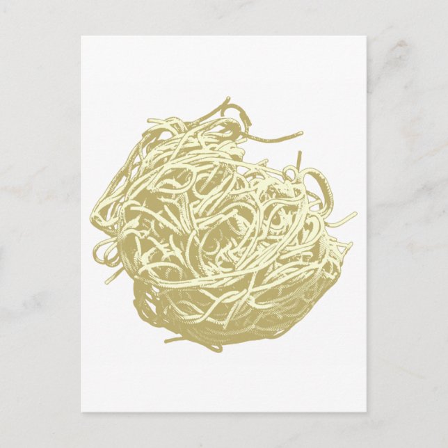 Carte Postale Spaghetti (Devant)