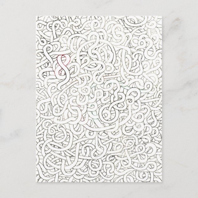 Carte Postale Spaghetti (Devant)