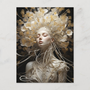 Carte postale Spaghetti Floral Femme