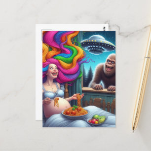 Carte Postale Spaghetti So Yummy Je n'ai aucune idée de ce qui e