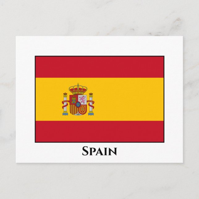 Carte Postale Spain (Spanish) Flag (Devant)