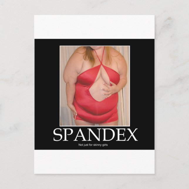 Carte Postale Spandex ! (Devant)