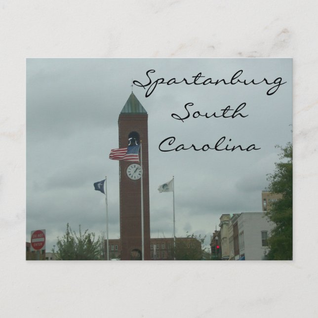 Carte postale Spartanburg, SC (Devant)