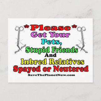 Carte Postale Spay ou Neuter