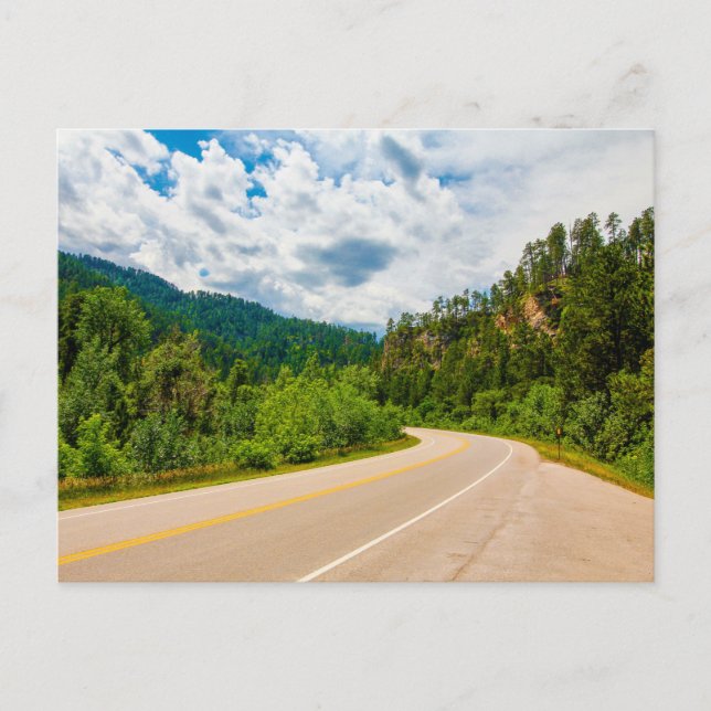 Carte Postale Spearfish Canyon Pittoresque Byway, Dakota du Sud (Devant)