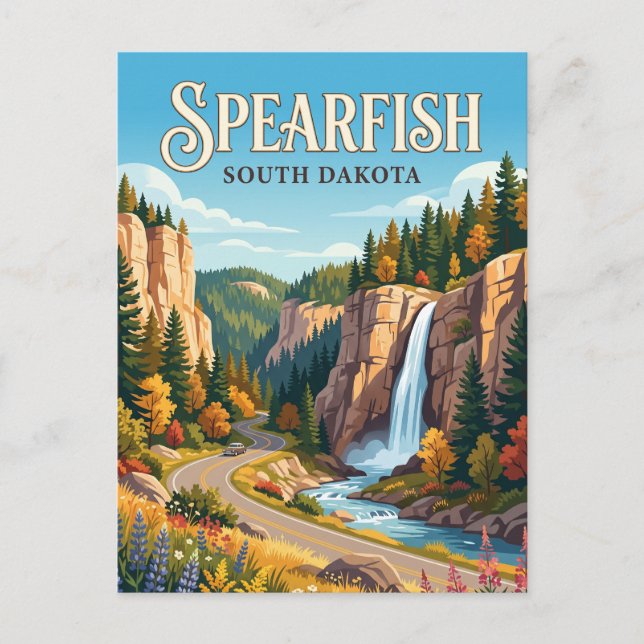 Carte Postale Spearfish, Dakota du Sud (Devant)