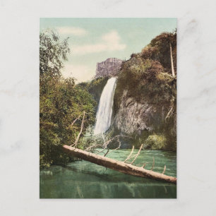 Carte Postale Spearfish Falls, Dakota du Sud, rare Photochrom