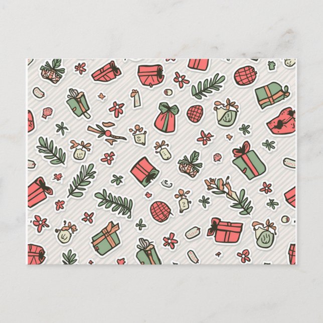 carte postale spéciale pour noël (Devant)