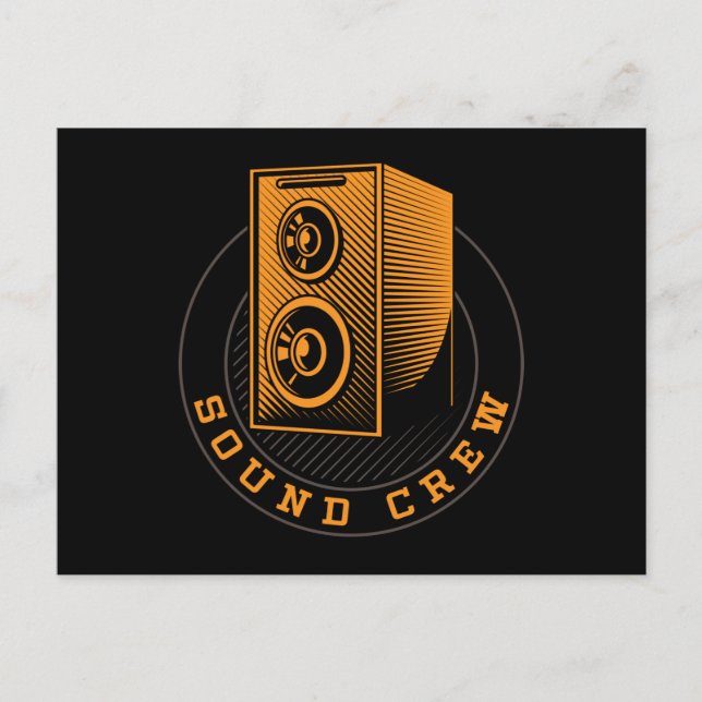 Carte Postale SPÉCIALISATEUR D'ÉQUIPAGE DU SON Audio Specialist (Devant)