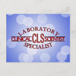 CARTE POSTALE SPÉCIALISTE CLÉ LOGO CLINIQUE LABORATOIRE SCIENTIF