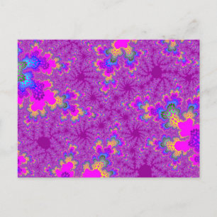 Carte Postale Speckle arc-en-ciel rose