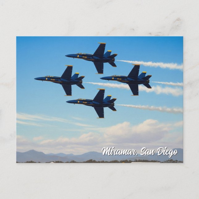 Carte Postale Spectacle aérien de San Diego Miramar (Devant)