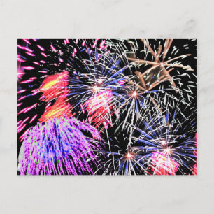 Carte Postale Spectacle de Feux d'Artifice, ZSSG