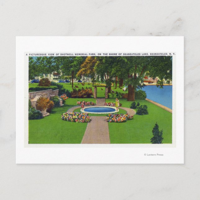Carte Postale Spectacle du parc Shotwell Memorial près du lac Sh (Devant)