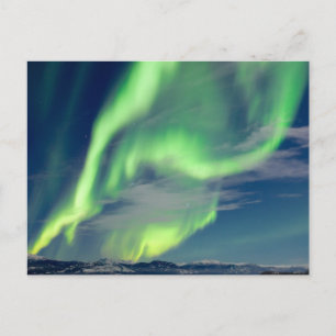 Carte Postale Spectaculaire aurora borealis aurores boréales aur