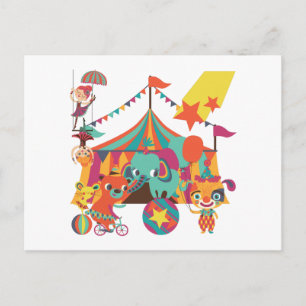 Carte Postale Spectateurs de cirque